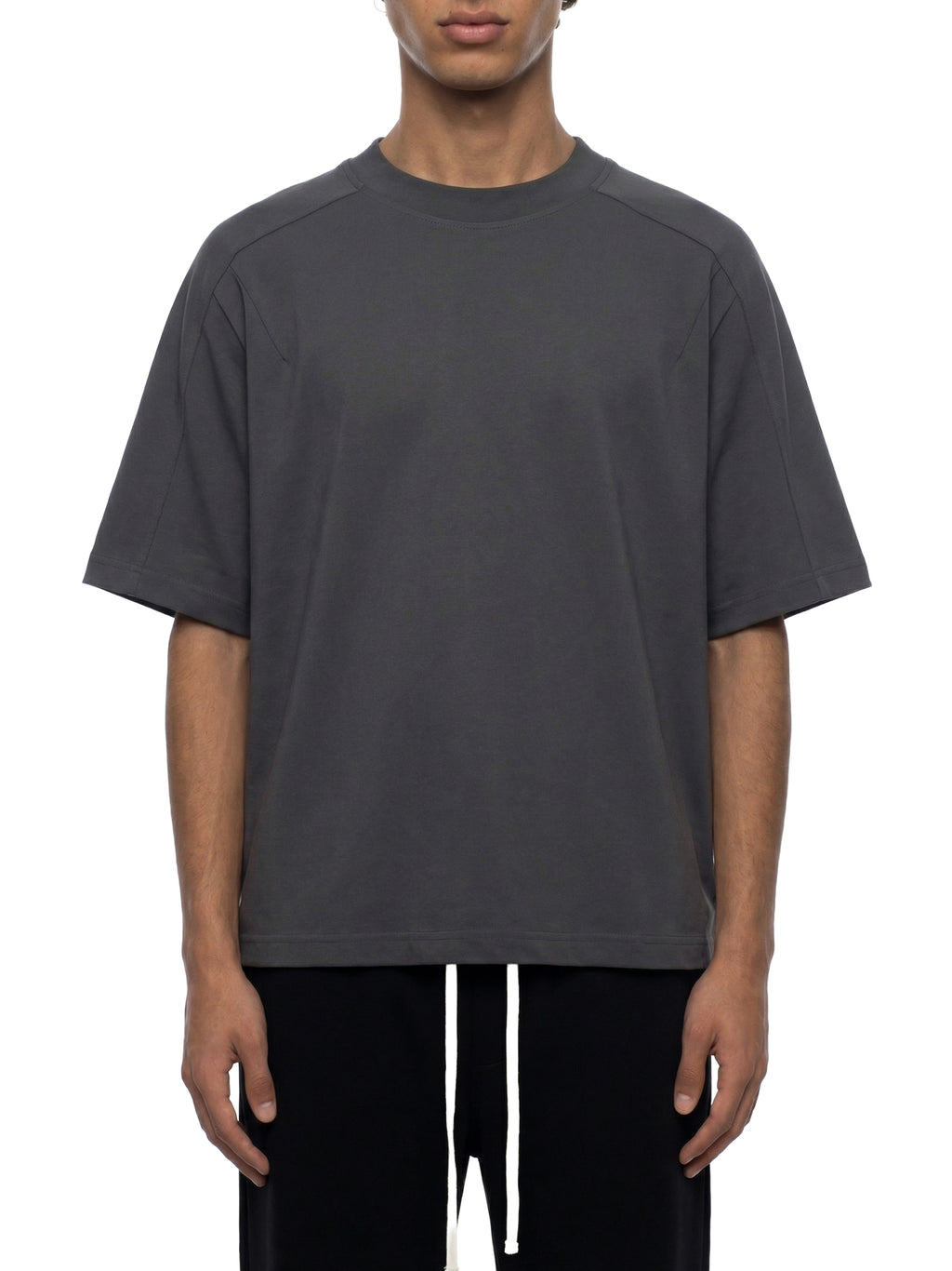 Unisex Boxy Tonal Paneling T-Shirt