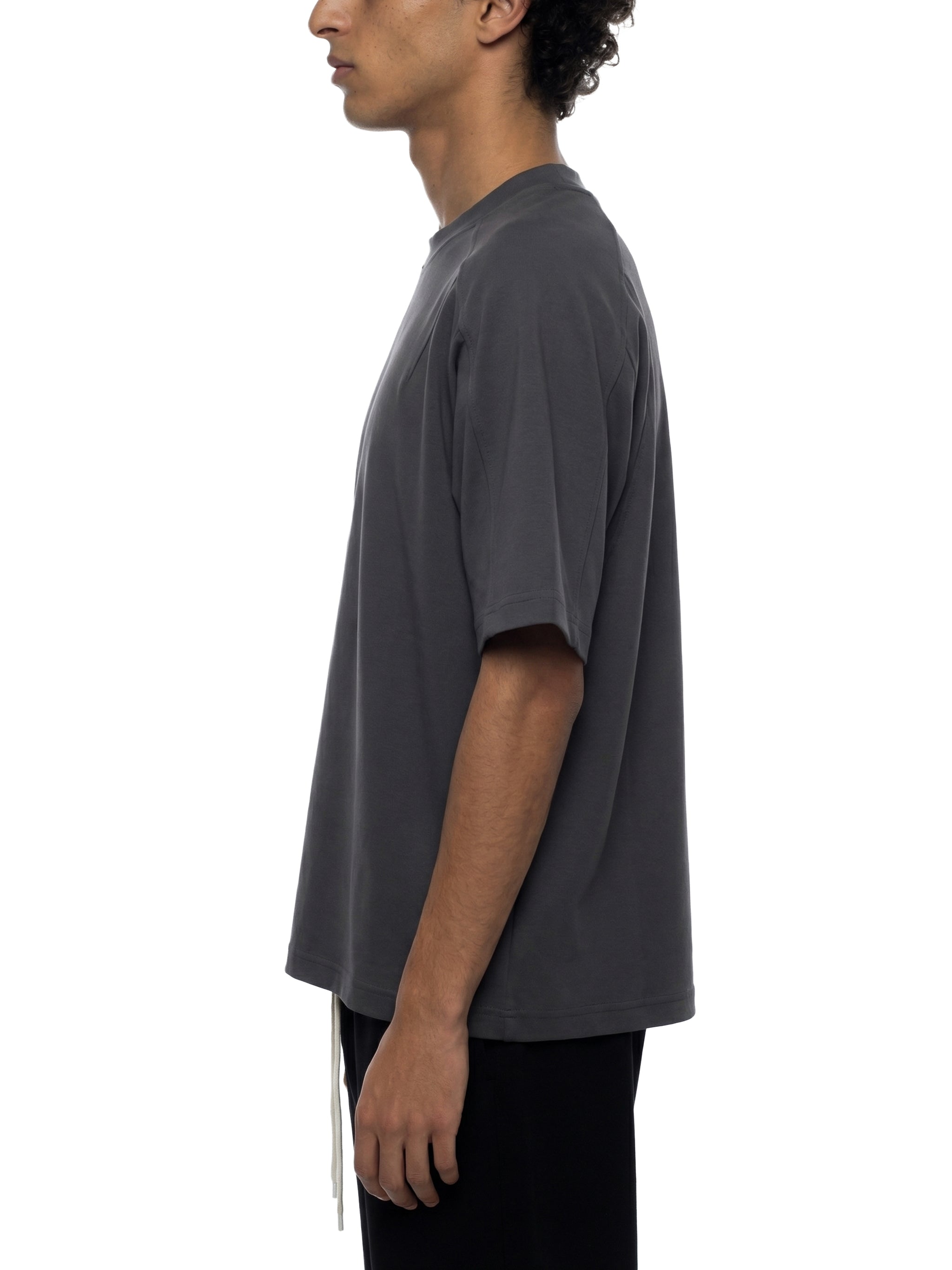 Unisex Boxy Tonal Paneling T-Shirt
