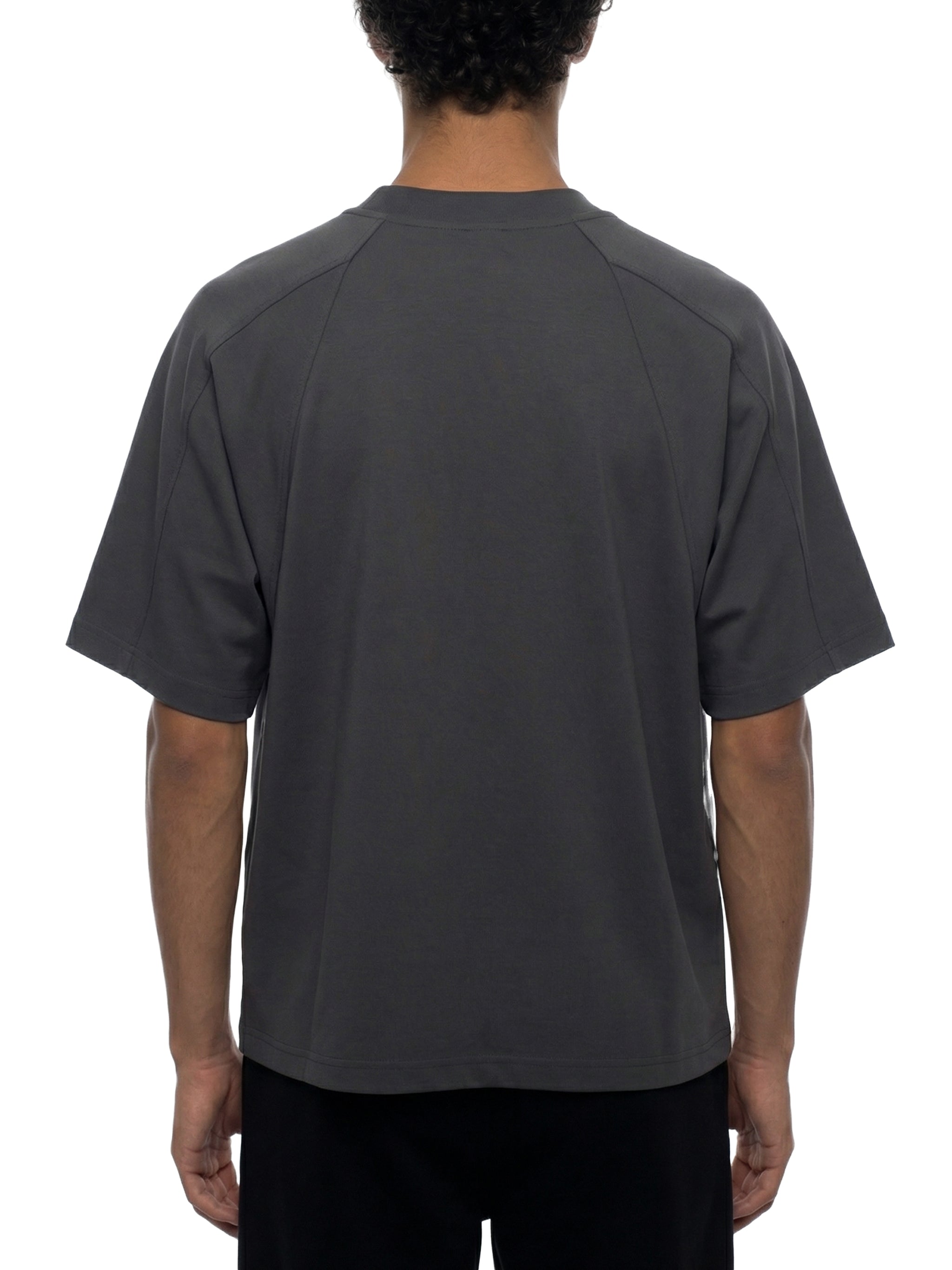 Unisex Boxy Tonal Paneling T-Shirt