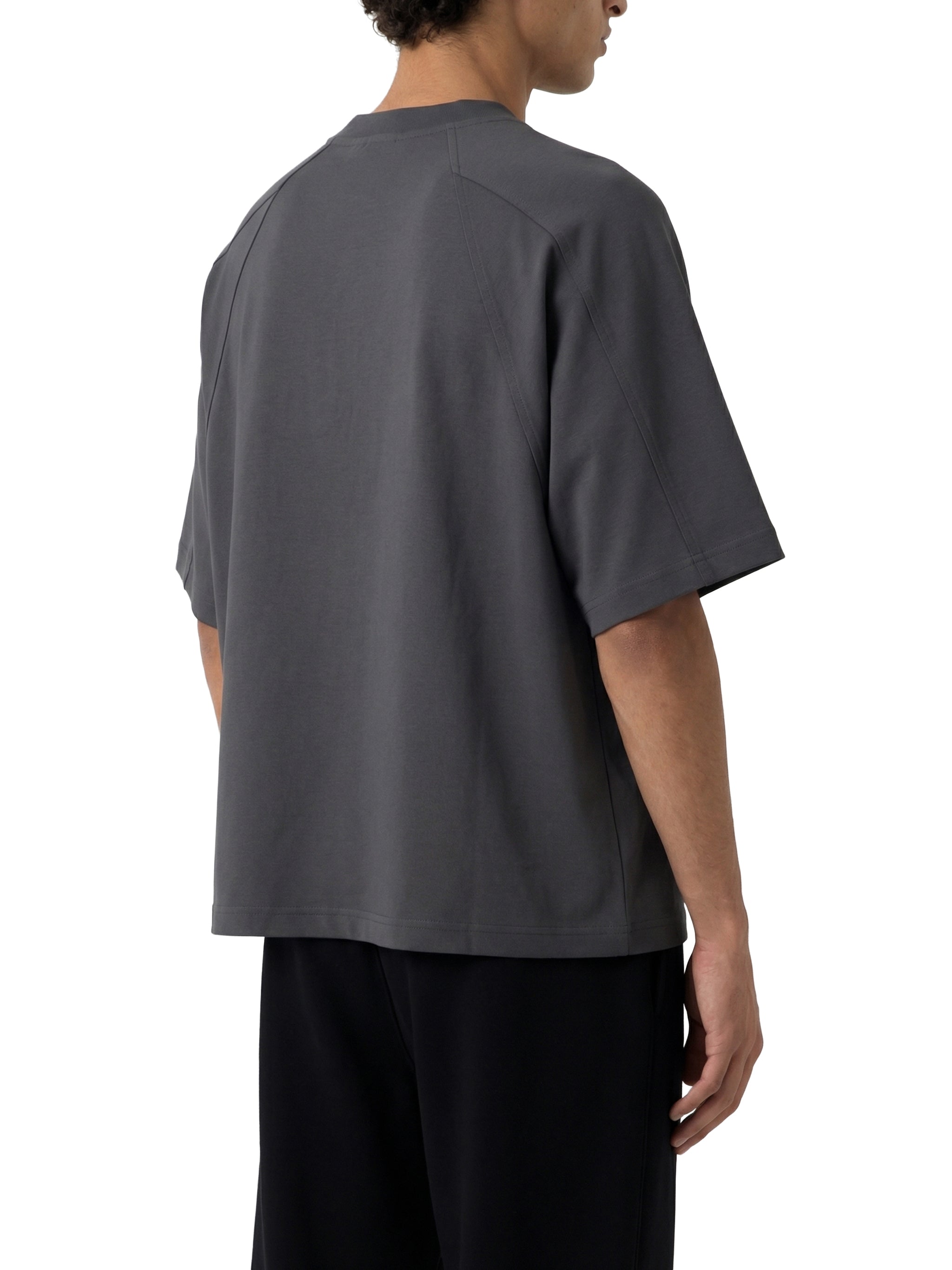 Unisex Boxy Tonal Paneling T-Shirt