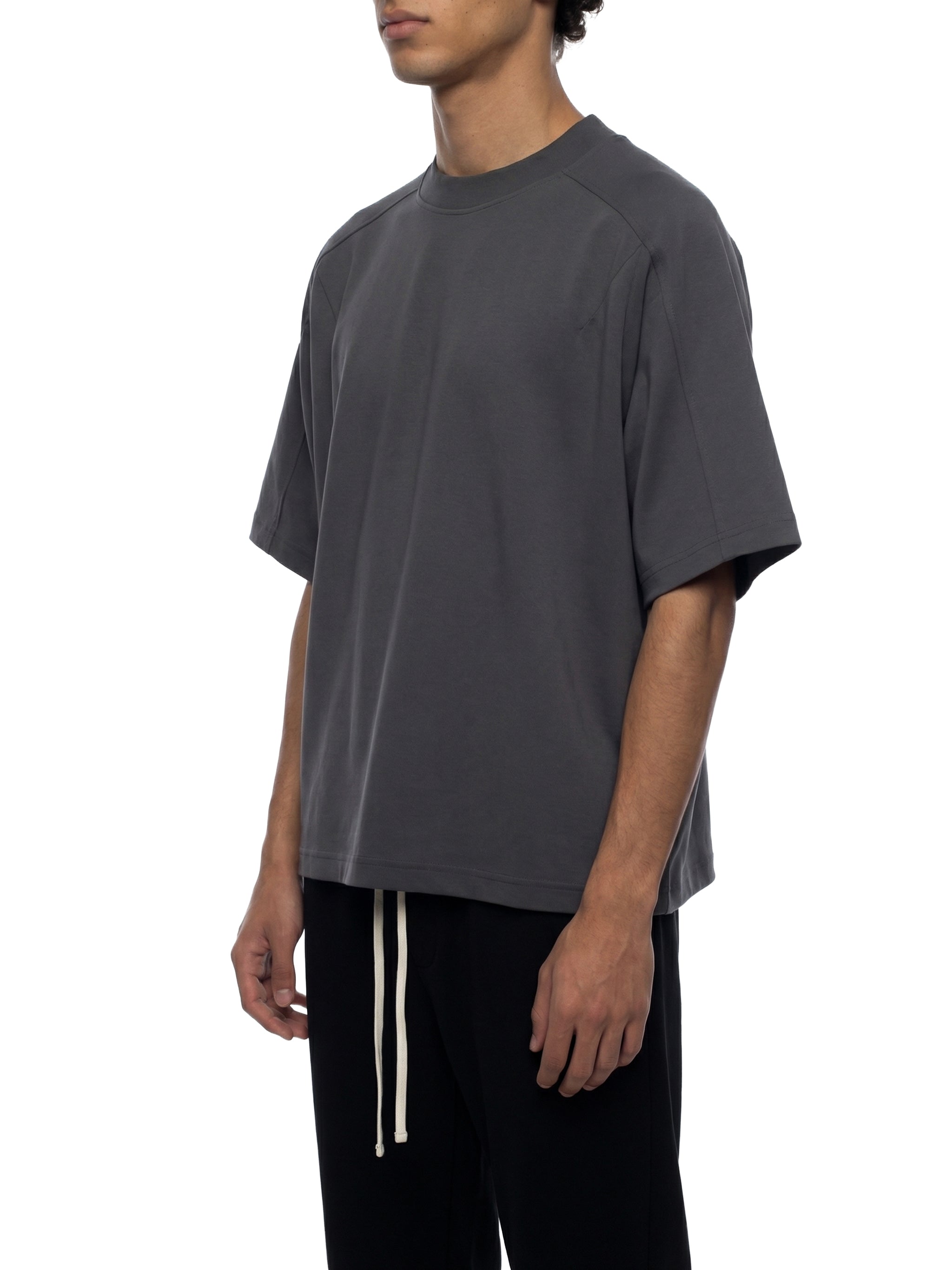 Unisex Boxy Tonal Paneling T-Shirt